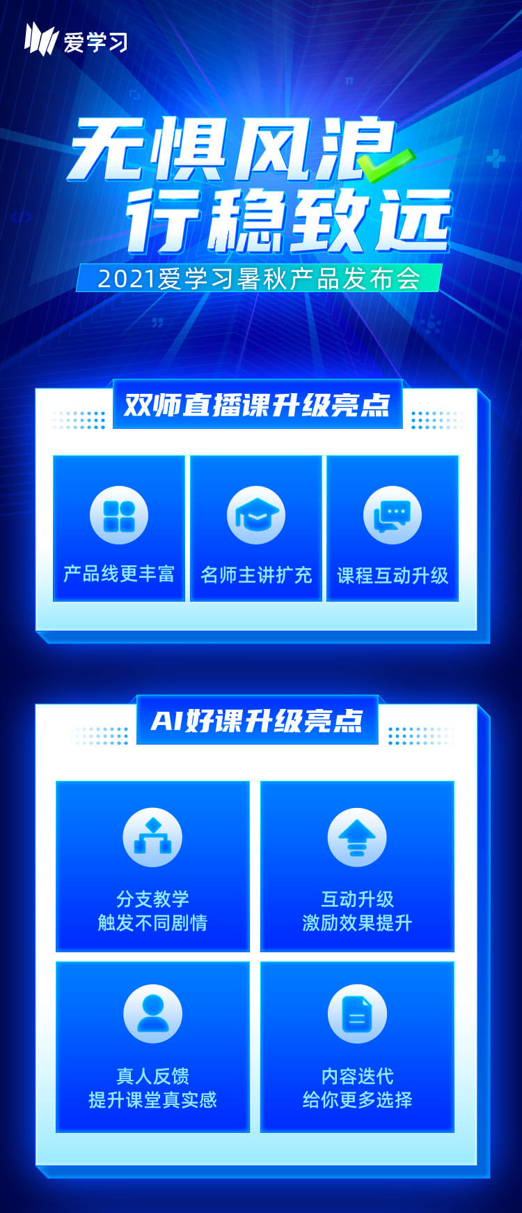 爱学习教育omo模式2.0升级,打造区域网校纵横循环-黑板洞察